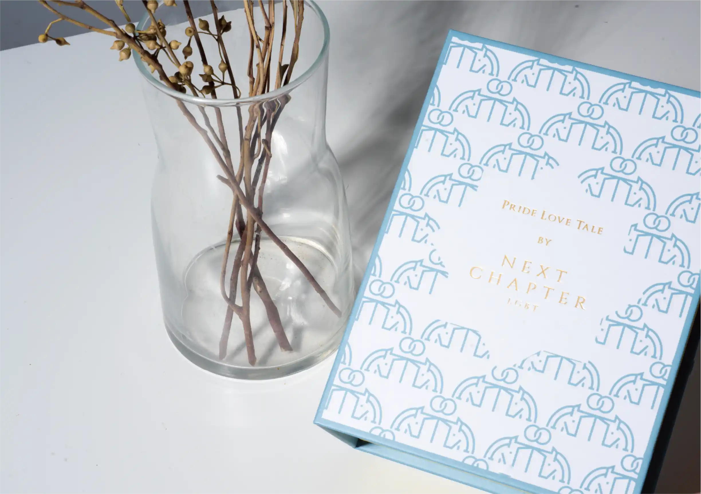 Magnetic Book-Shaped Rigid Box and some plants