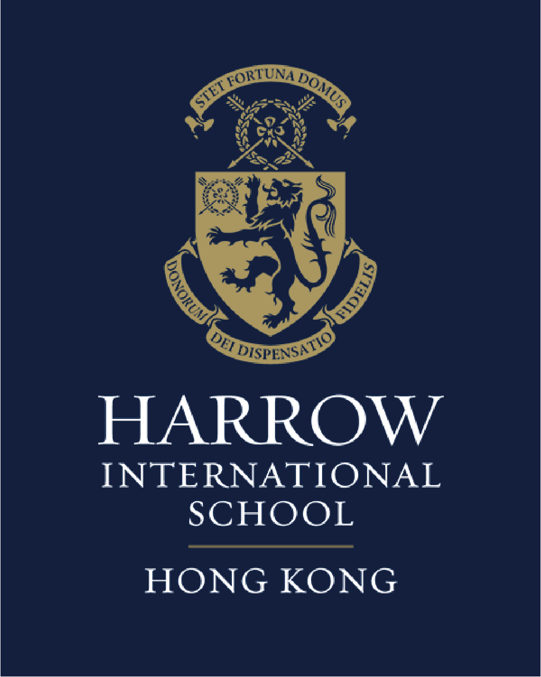 School emblem of Harrow international school
