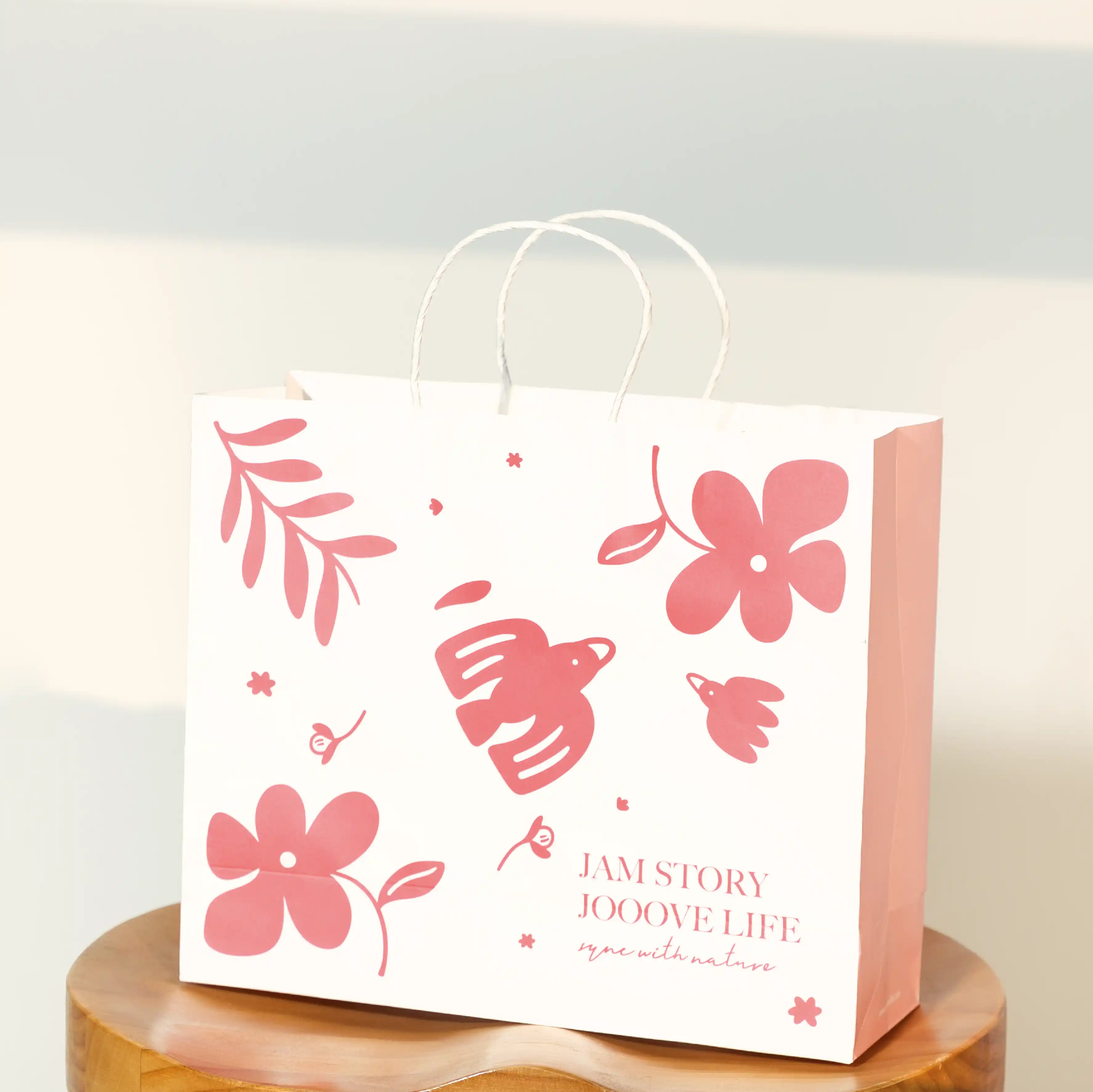 彩色白牛皮紙袋訂製