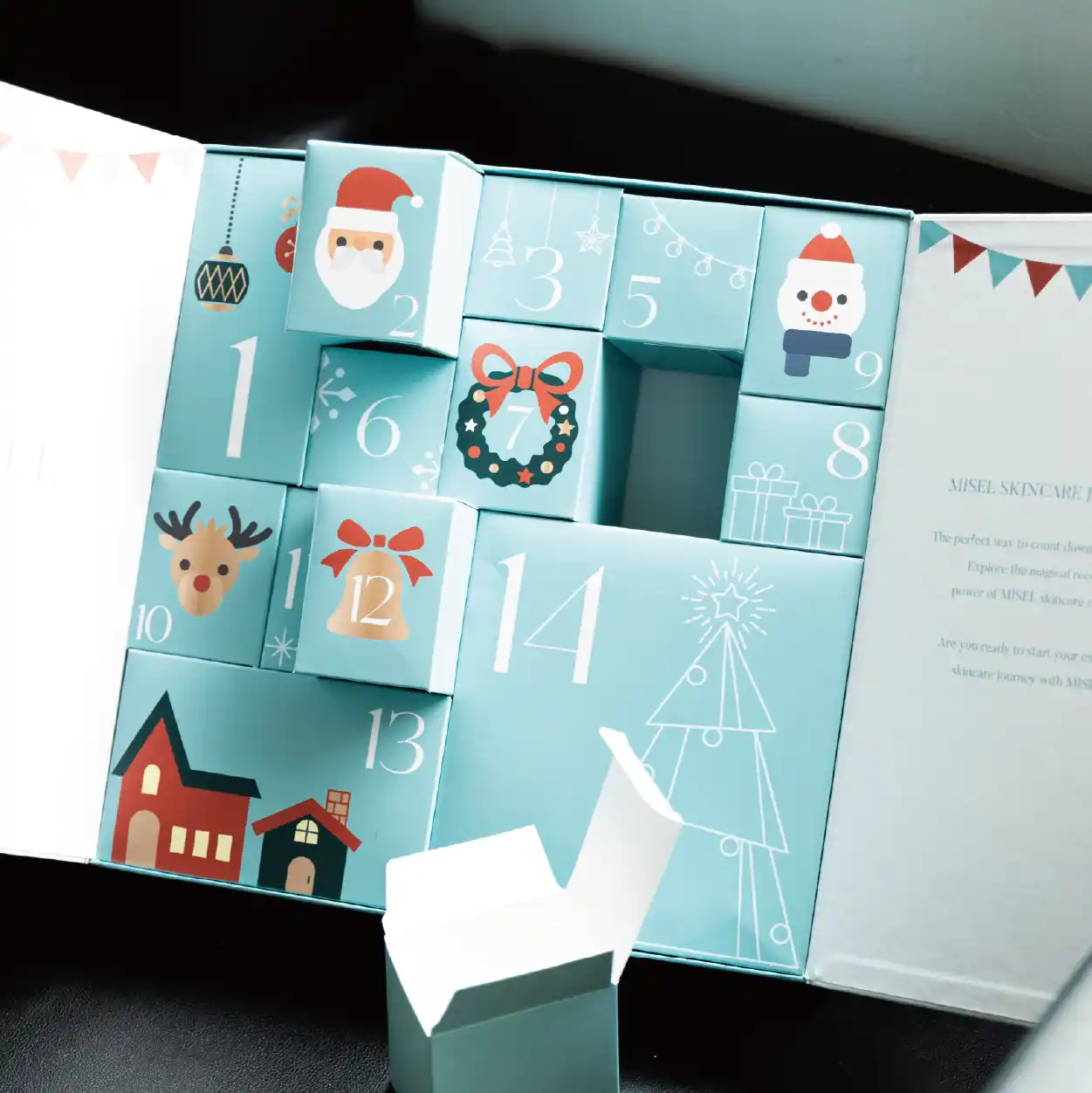 聖誕倒數日曆盒子設計