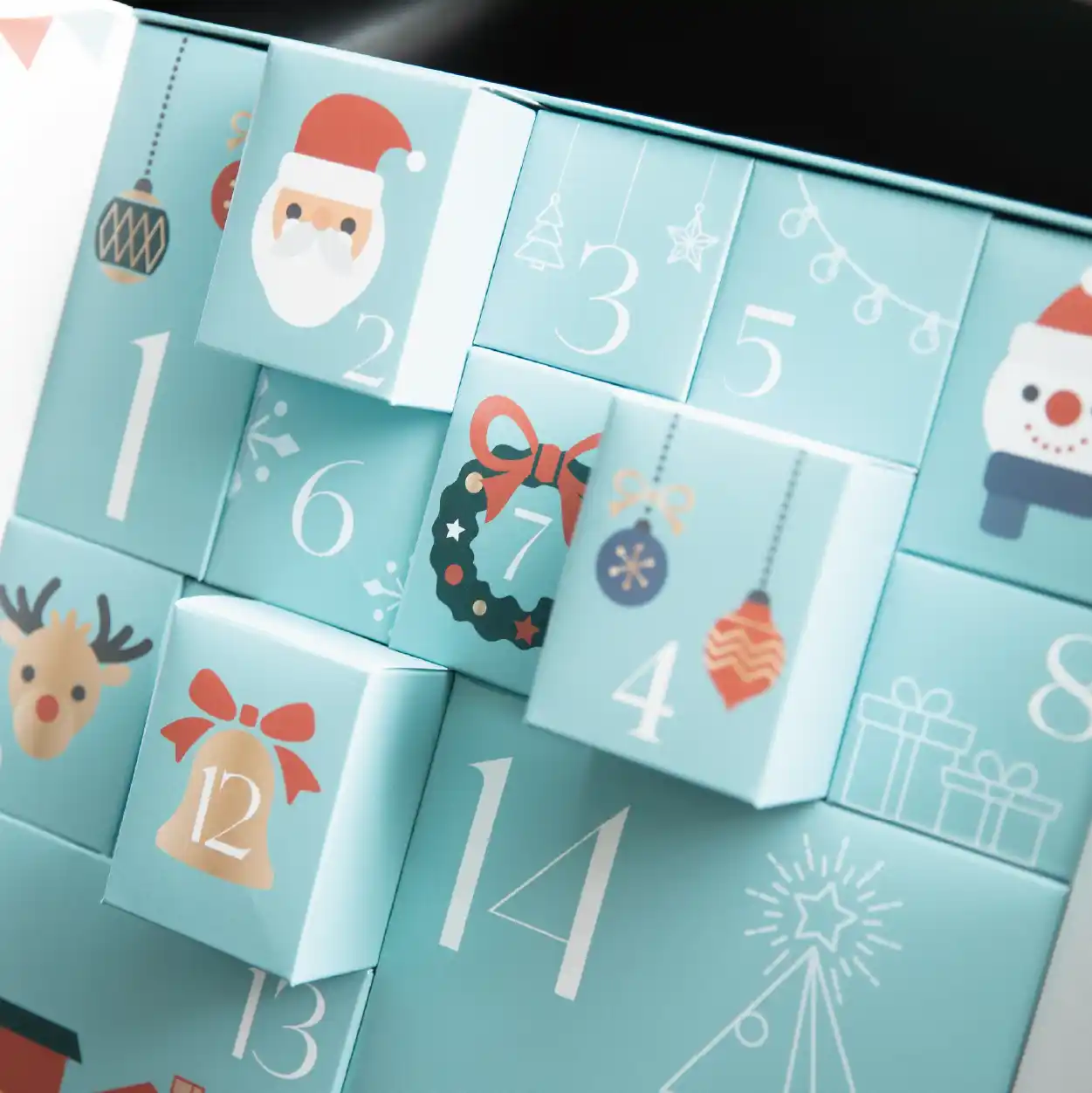 聖誕倒數日曆盒子設計