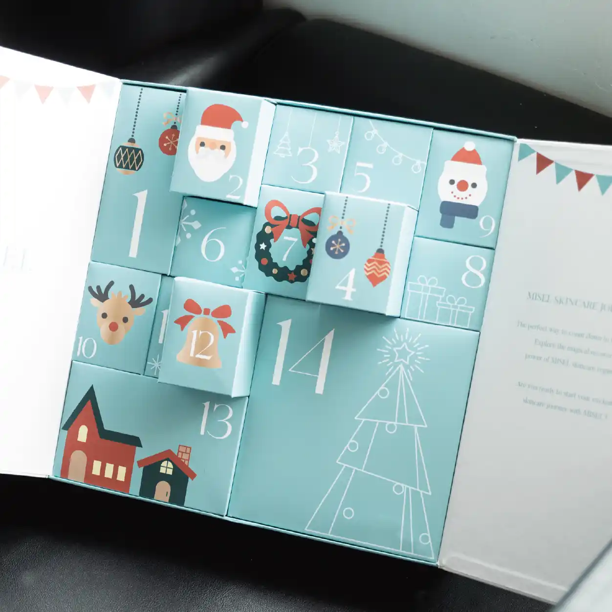 聖誕倒數日曆盒子設計