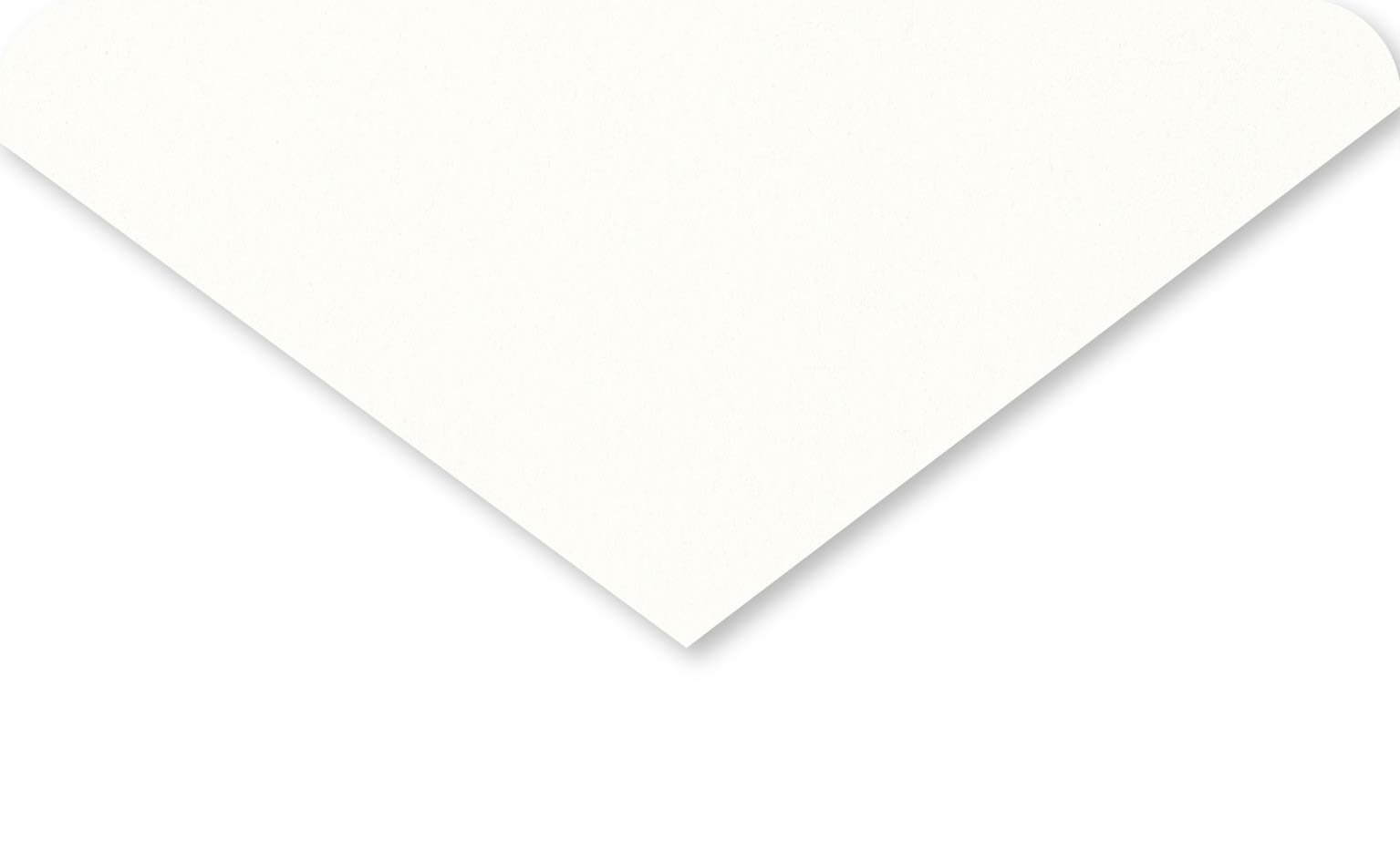 This is a matte white cardboard corner. The surface has been matted to give a soft, non-reflective texture. This paper is a popular packaging material that adds vibrancy to colours and provides waterproofing and edge protection.