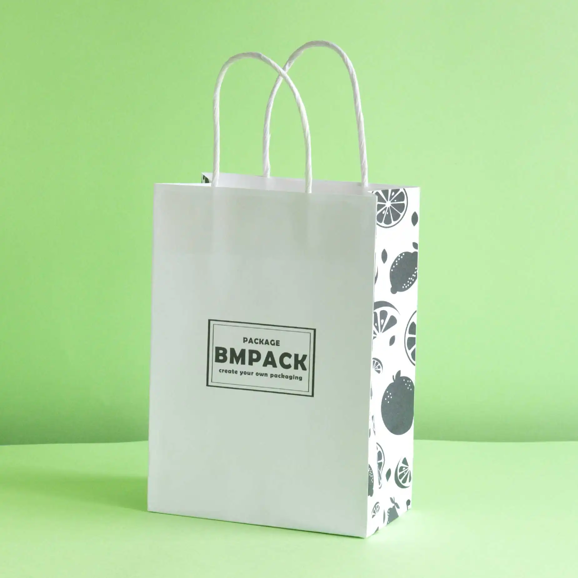 彩色白牛皮紙袋