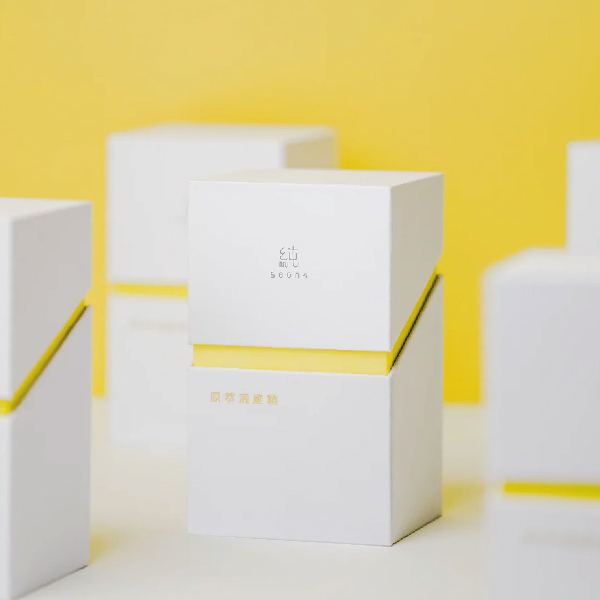 BM Pack Packaging Company Case, seon4 Original Chicken Drops, bright yellow with white gift box packaging, gift for personal use.